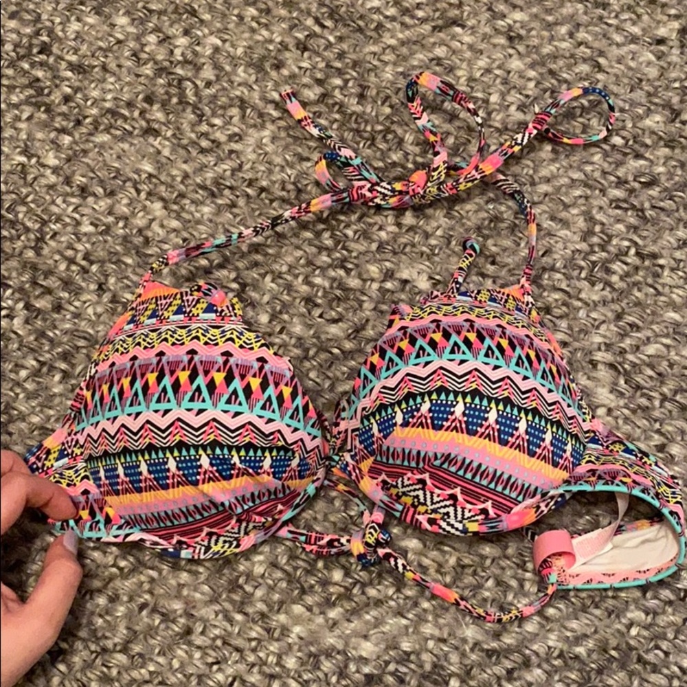 VICTORIA’s SECRET: Aztec swim top